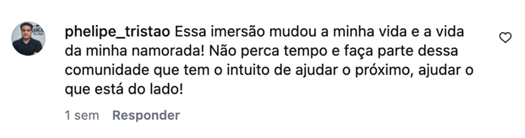 Comentários de alunos — parte 2